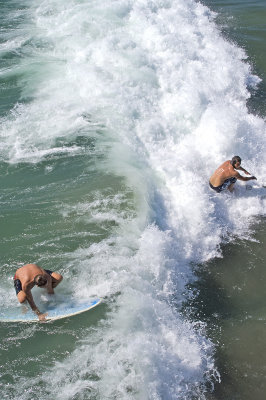 High surf means good surfing