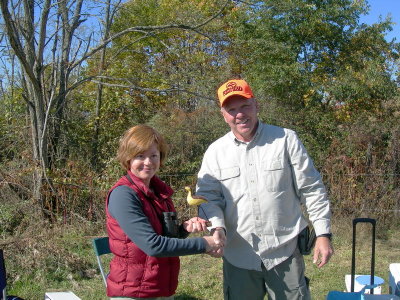 Michelle Receives Birder of the Month Award for October