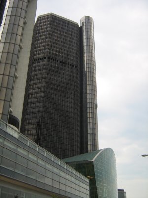GM building Detroit also my hotel