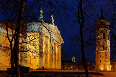 Vilnius Cathedral and the bell tower