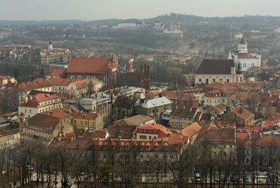 Vilnius Old Town from Gediminas hill