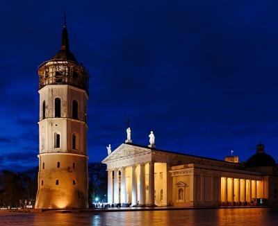 Vilnius Cathedral and the bell tower