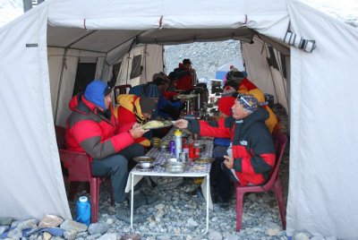 Dinner in Gasherbrum BC