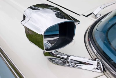 Combined mirror and spotlight - Ford Galaxie
