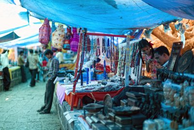 Market at Elephanta