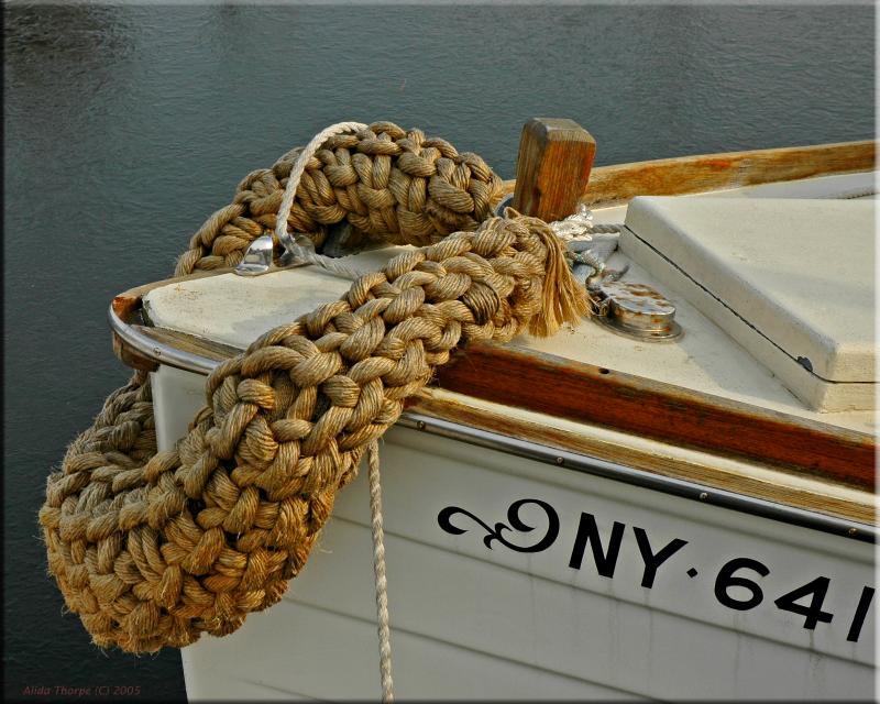 boat and rope