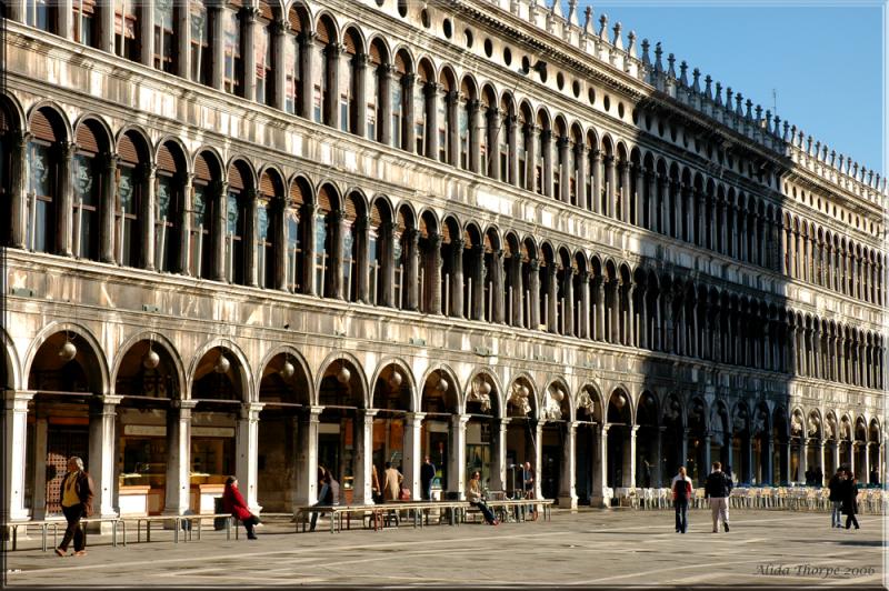 Morning in the Piazza d. San Marco