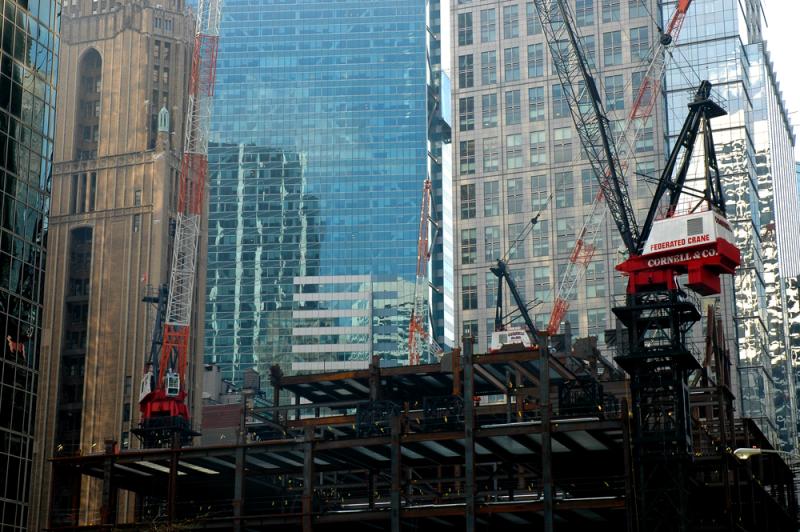 nyc reflections and construction