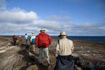 Hiking Genovesa Island