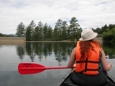 lake - Charles paddling