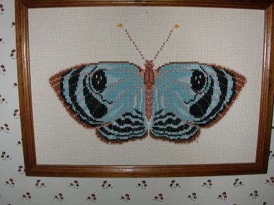 This is Annie-First Counted Cross Stitch Piece circa 1980