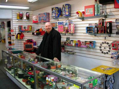 Robert in the magic store