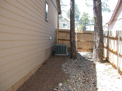 north yard with air conditioner