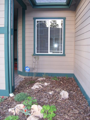 near front door