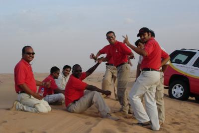 Our Drivers at Dune Bashing