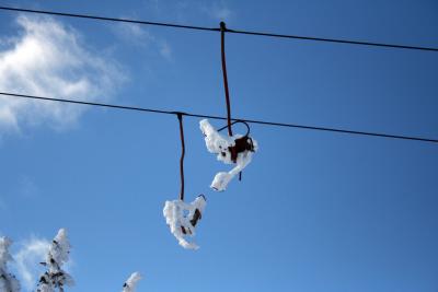 Old ski lift