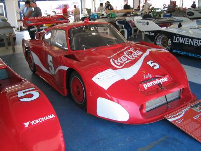 Akin 935 on display in the garages @ Rennsport Reunion II