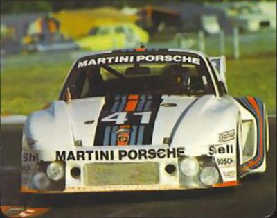 Manfred Schurti 1977 Martini Porsche Race Car Driver 24 Hours Le Mans