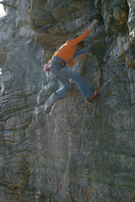 Climbing at Pilot Mountain 03/07/10 [gallery]