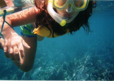 Charissa under Key Largo