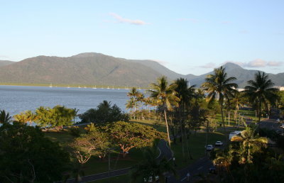 View from our hotel in Cairns