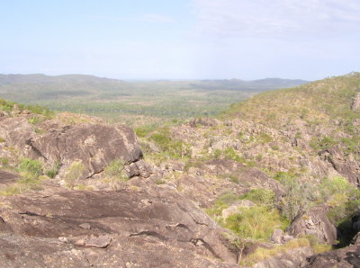 View at the top at Gunlom