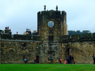 Looking back in time at Alnwick Castle