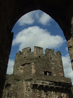Conwy Castle,interior.