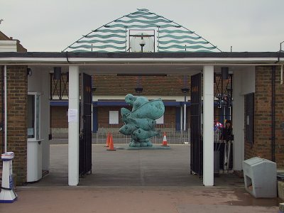 The Pier entrance,from the pier.