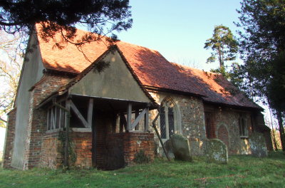 All  Saints  church ,(derelict ) Berners  Roding,