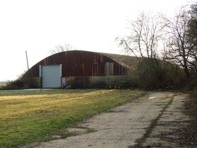 The  WW2  Blister, with a  more  recent  door.