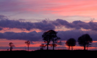 Sunset  from  Oliver's  Castle  hillfort / 2
