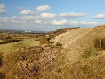 Looking north east from the top of BroadTown hill.