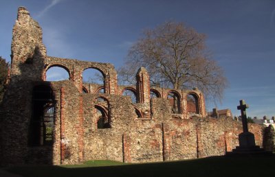 St. Botolphs  Priory  ruins / 1