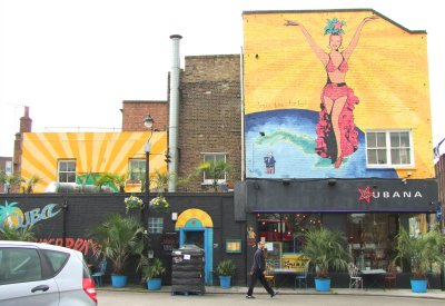A decorated building