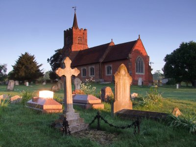 St. Michaels  church  in  the  sunrise.