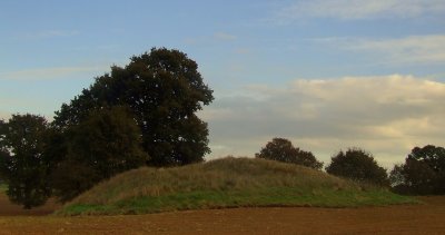 Castle  Toll, the  motte, looking  East.