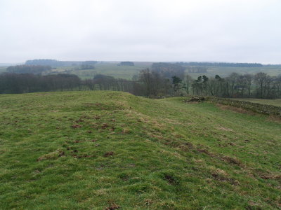 The  western  ramparts  of  the  Roman  fort  of  LAVATRIS.