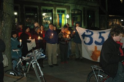 Climate 350 Vigil / Morgantown, WV Call for Action