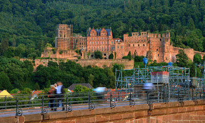 Almost Dusk in Heidelberg