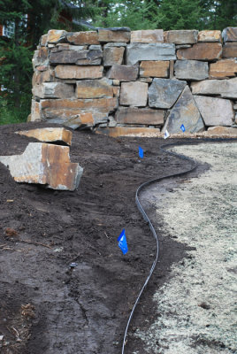 New Border Bed with Rockwork