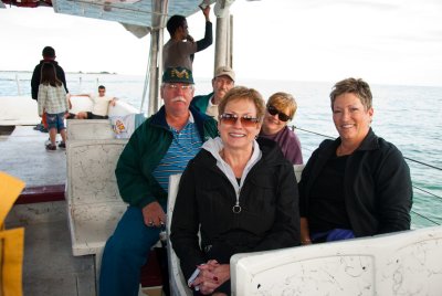 Carol & Fran (Bills sisters), Lon & Lucy (my brother), Bill in the back
