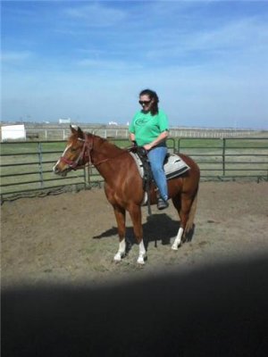 Michelle Cowgirling Up