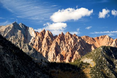 Ridge above Piute Canyon. from Blue Lake Trail