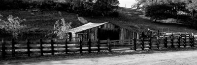 Hourse barn, sunrise, Campo