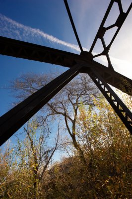 Abandoned bridge, sunrise, Jamul