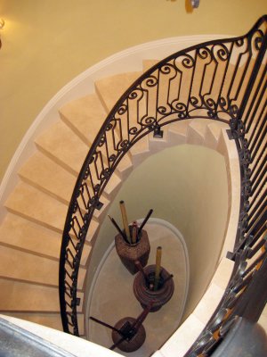 The oval staircase