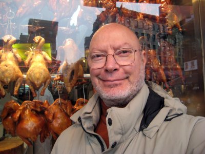 Silvio at a Chinese Market - Canal street