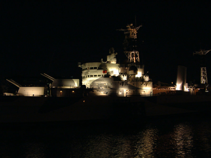 HMS Belfast by Night