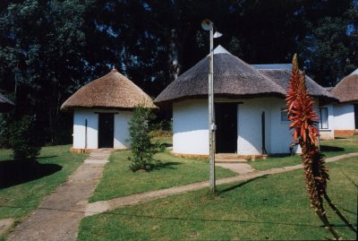 Round house accomodation at the Rhodes Nyanga